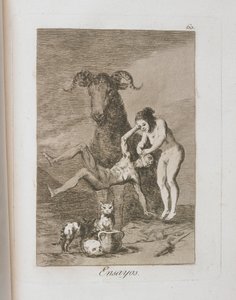 Plate from Los Caprichos, 1797-1798